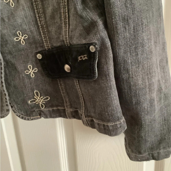VINTAGE~NICOLE BENISTI~DENIM JACKET~ POINT LEVO~ SIZE M - Picture 3 of 7
